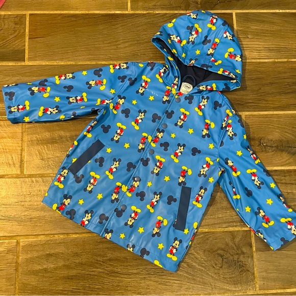 Disney Jackets & Coats Disney Kids Unisex Blue Mickey Mouse Hooded